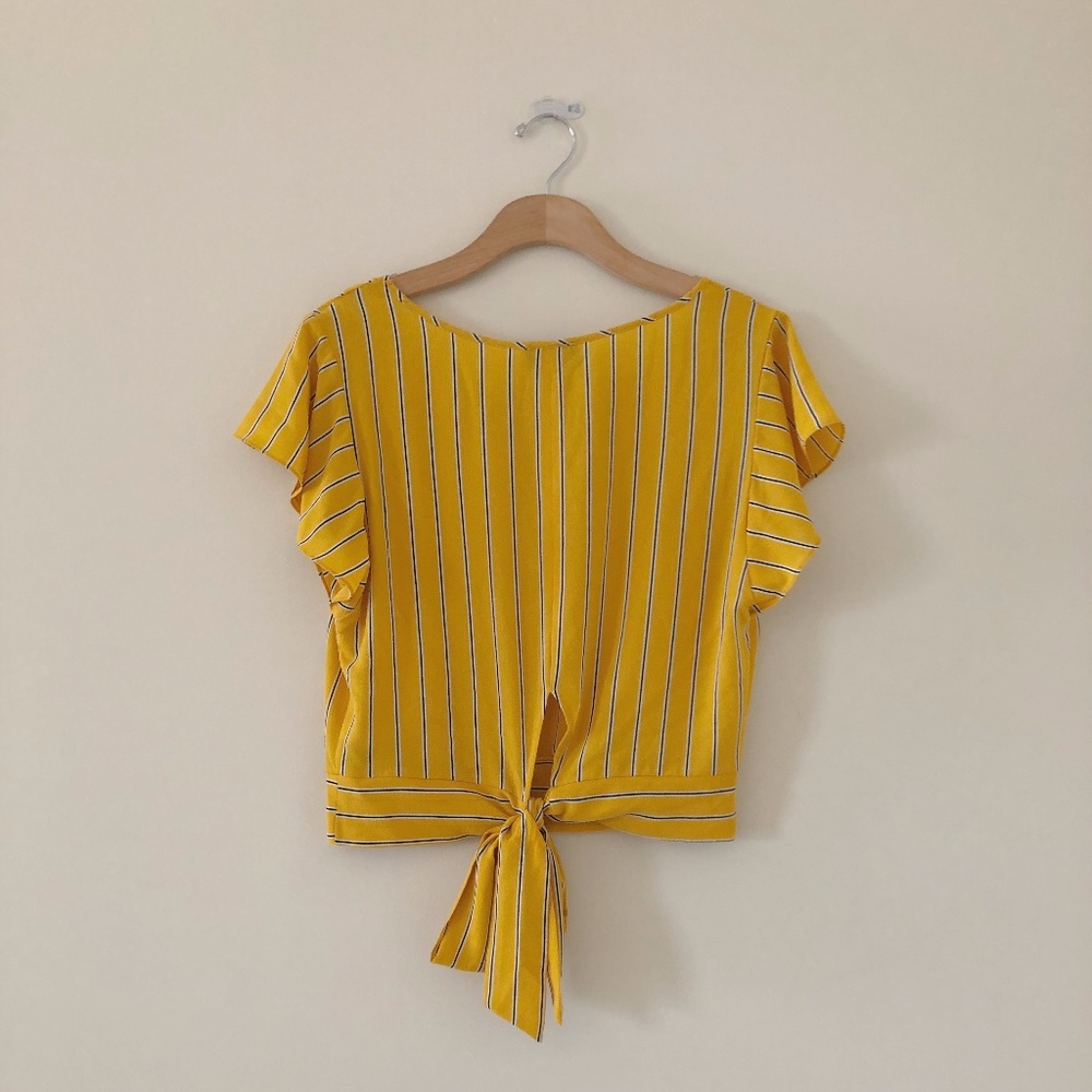 Gold/Yellow Striped Blouse